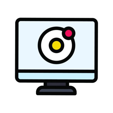 evren simgesi vektör illüstrasyonu