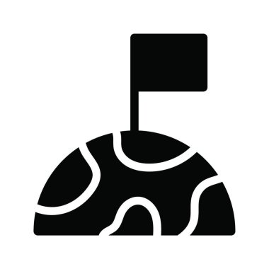 bayrak ikonu vektör illüstrasyonu