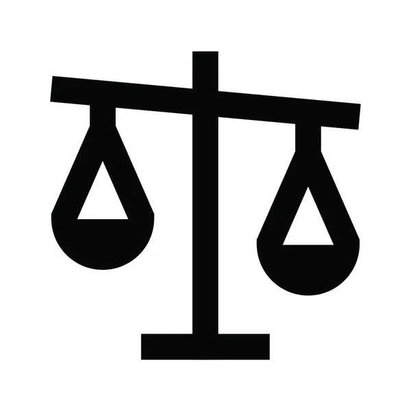 Иконка Правосудия Векторная Иллюстрация — стоковый вектор