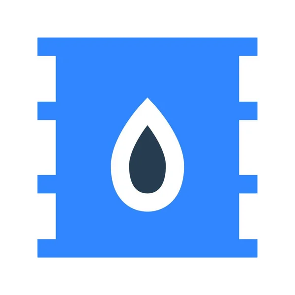 Benzin Symbol Vektor Illustration — Stockvektor