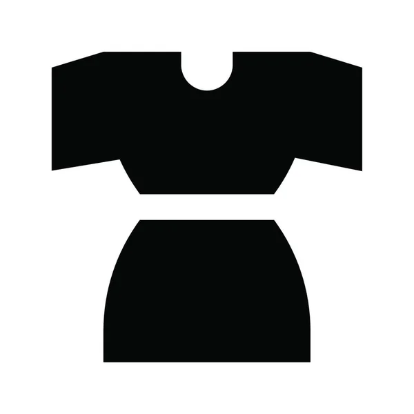 Dress Icon Vector Illustration — Stock Vector