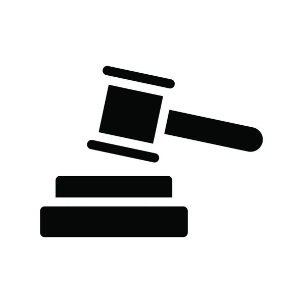 正義のウェブアイコンベクトルイラスト — ストックベクタ