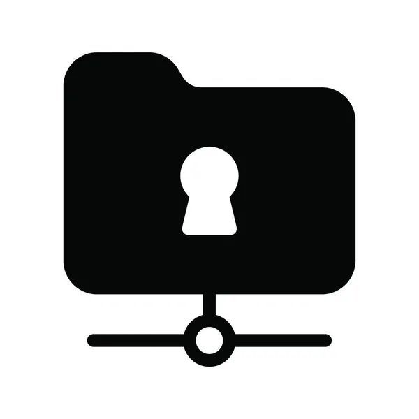 Secure Icon Vector Illustration — Stock Vector