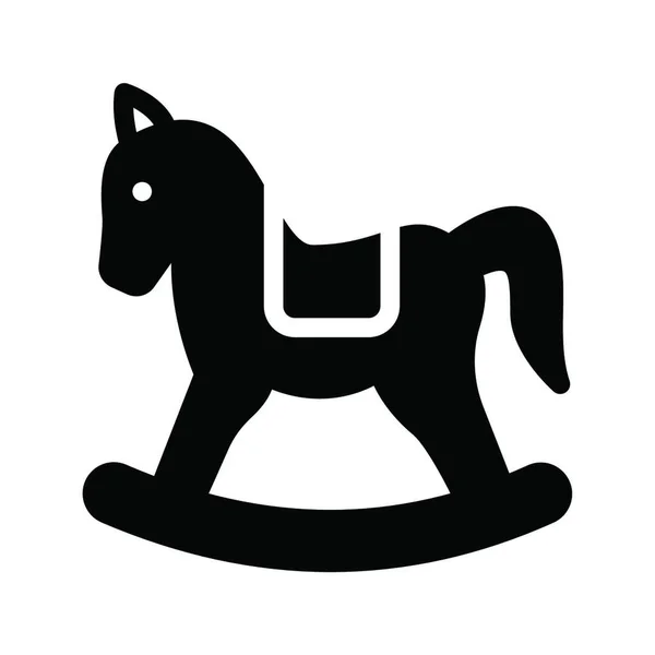 Кінь Значок Векторні Ілюстрації — стоковий вектор