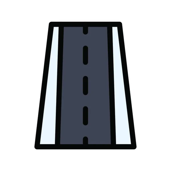 Illustrazione Vettoriale Icona Web Stradale — Vettoriale Stock