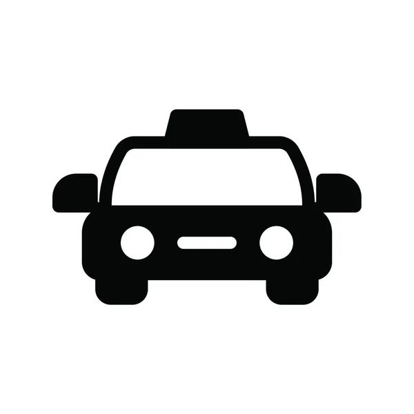 Taxi Web Icon Vector Illustration — Stockvektor
