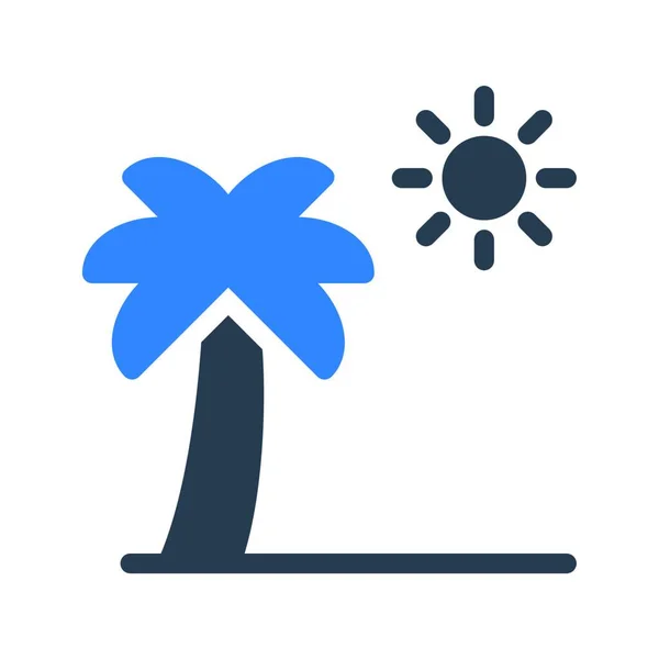 Palm Illustration Vectorielle Simple — Image vectorielle