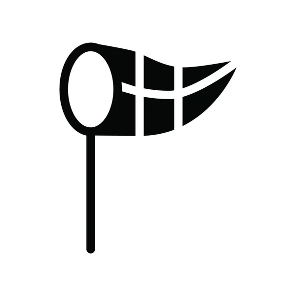 Windrichtungssymbol Vektor Illustration — Stockvektor