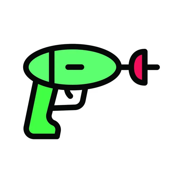 Space Gun Simple Vector Illustration — Stock Vector