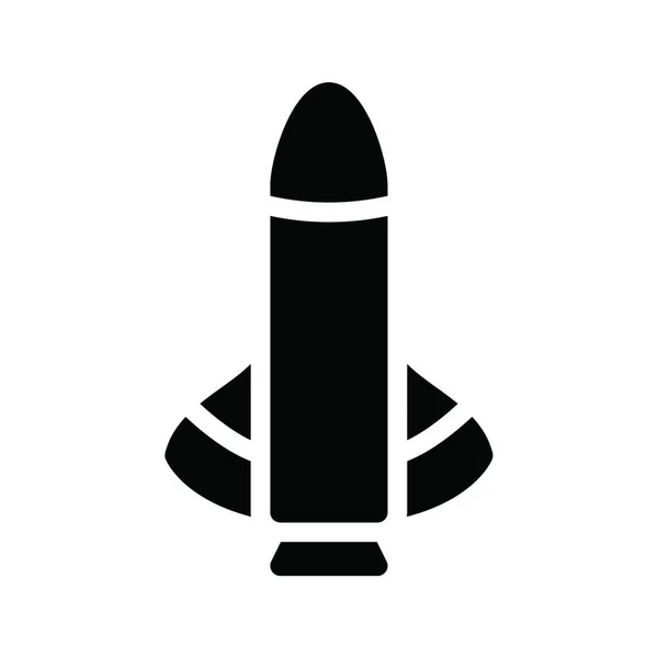 Rocket Web Simple Illustration — Vetor de Stock