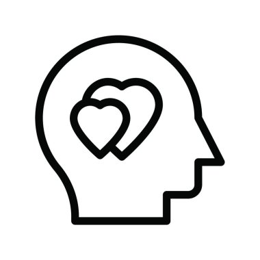 Romantizm, basit vektör illüstrasyonu