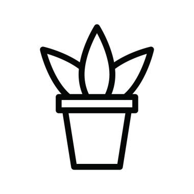 bitki ağ ikonu vektör illüstrasyonu