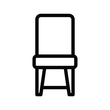 sandalye simgesi çizimi 