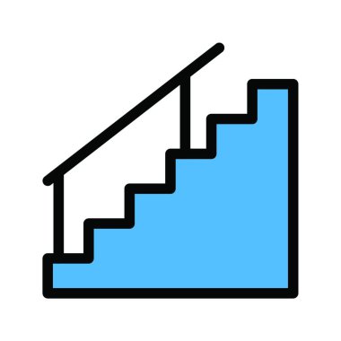 merdivenler, basit vektör illüstrasyonu