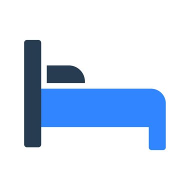 yatak ağı ikonu vektör illüstrasyonu