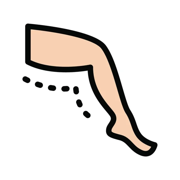 Leg Icon Vector Illustration — Stock Vector
