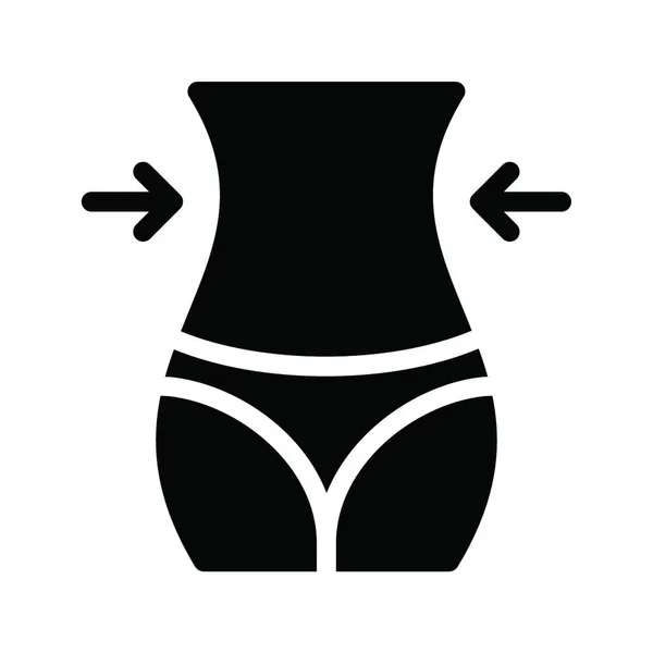 Bauch Symbol Vektorillustration — Stockvektor