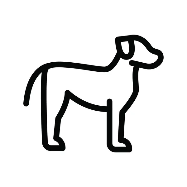 Icona Del Cucciolo Illustrazione Vettoriale — Vettoriale Stock