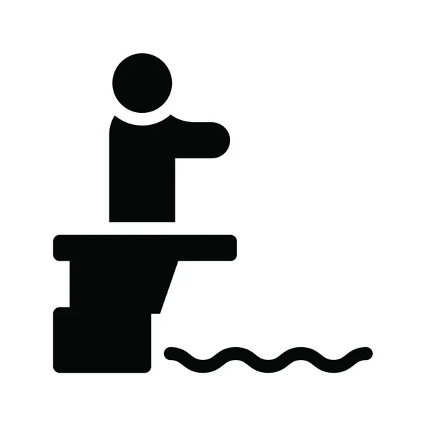 Wasser Symbol Vektorillustration — Stockvektor