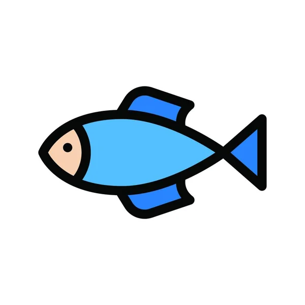 Seafood Icon Vector Illustration — Stock Vector