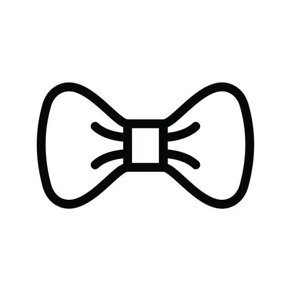 Krawattenschleife Symbol Vektor Abbildung — Stockvektor