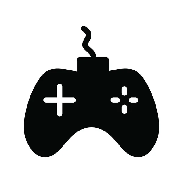 Console Illustration Vectorielle Icône Gamepad — Image vectorielle