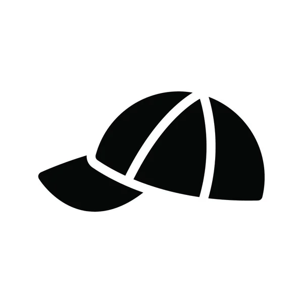 Beysbol Şapkası Basit Vektör Çizimi — Stok Vektör
