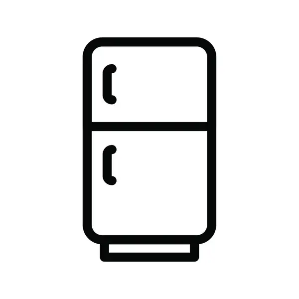 Refrigerator Icon Vector Illustration — Stock Vector