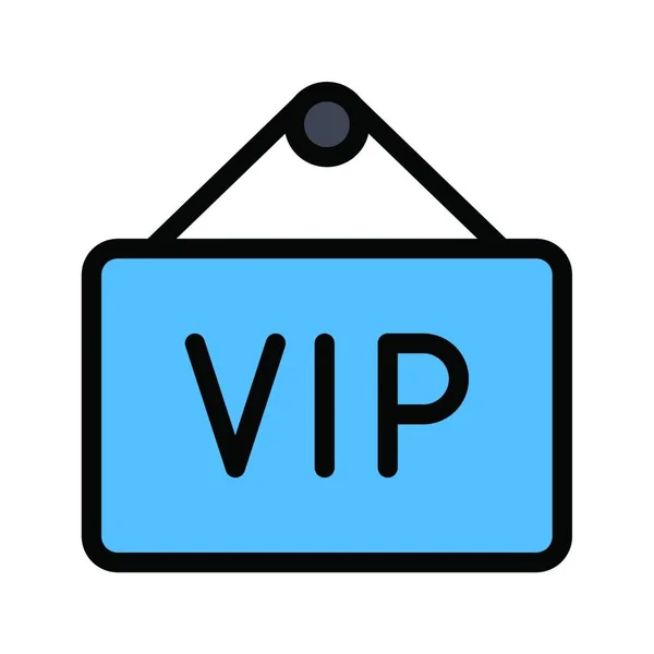 Vip Board Icon Vector Illustration — Stock Vector