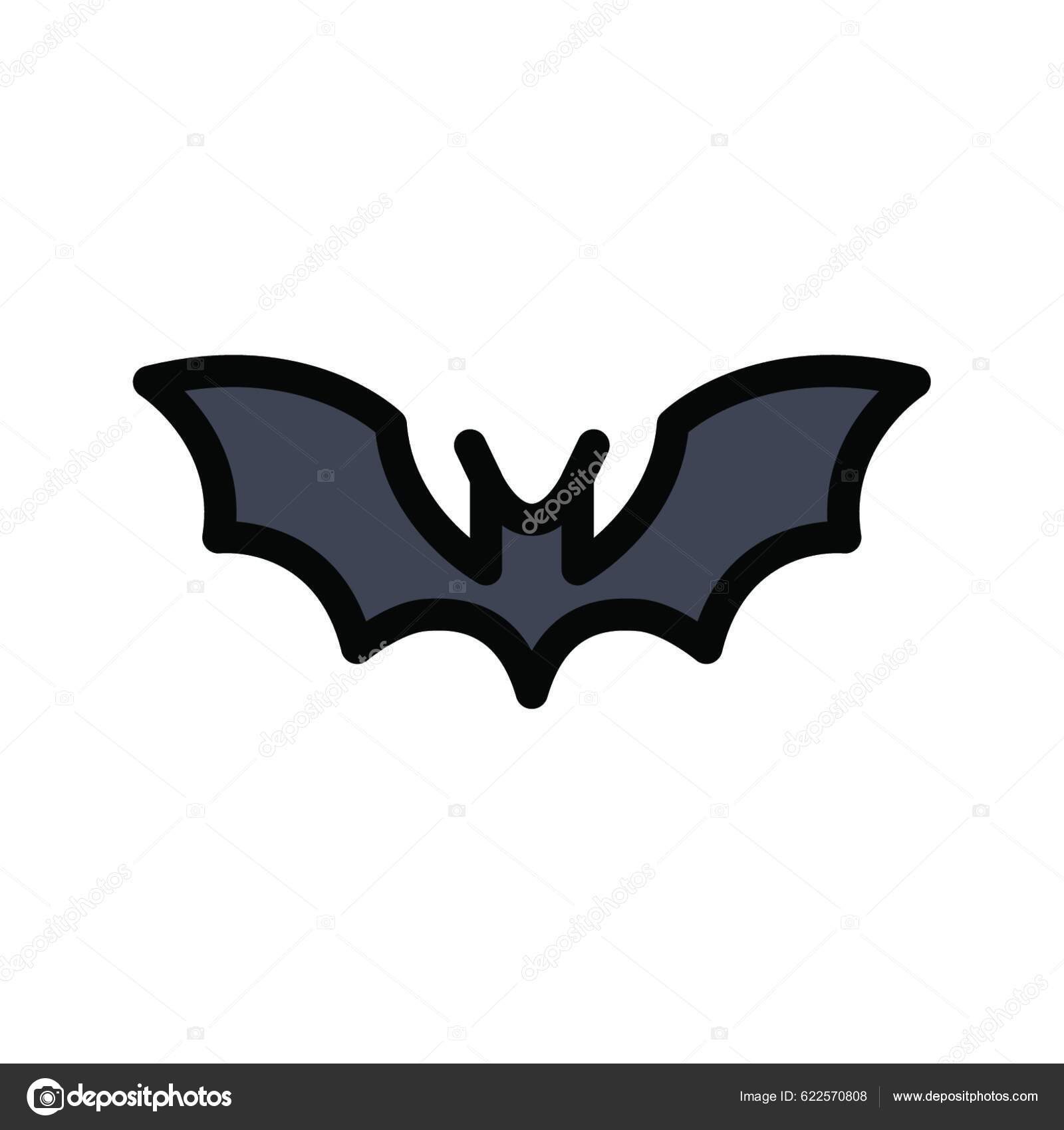 Halloween morcego voador com rosto assustador ilustração vetorial de design  de estilo simples isolado no fundo branco símbolos de celebração de  halloween 2560806 Vetor no Vecteezy