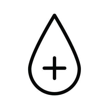 damla simgesi, vektör illüstrasyonu