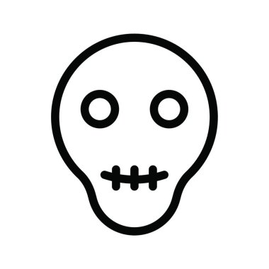 Web, vektör illüstrasyonu için ürkütücü simge