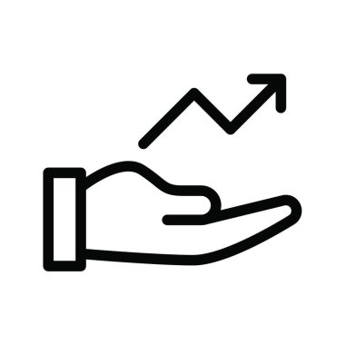 Simge vektör illüstrasyonunu arttır