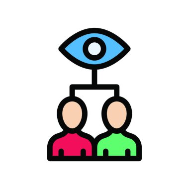 odak simge vektör çizim  