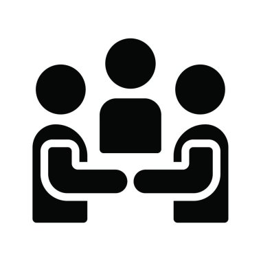 Anlaşma simgesi, vektör illüstrasyonu 