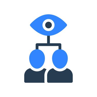 odak simge vektör çizim  