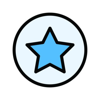 Yıldız sembolü kutsal kişilerin resmi, vektör çizim     