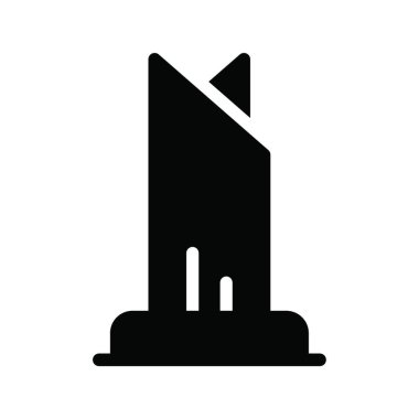 Zafer Kupası ikonu vektör illüstrasyonu 