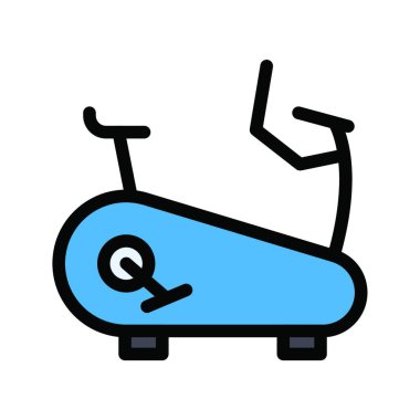 Koşu bandı, basit vektör çizimi