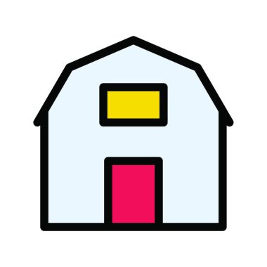 Depo simgesi, vektör illüstrasyonu