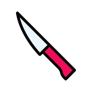 bıçak simgesi vektör illüstrasyonu 