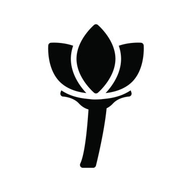 çiçek, basit vektör illüstrasyonu