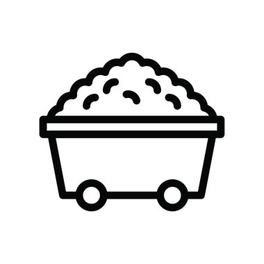 Tramvay Simgesi vektör çizimi 