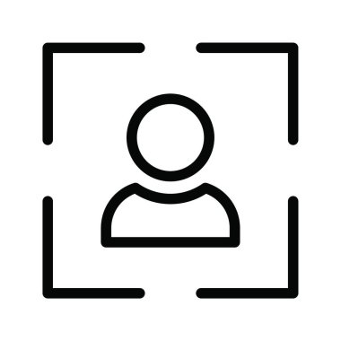 odak simge vektör çizim  