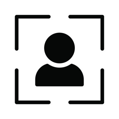 odak simge vektör çizim  