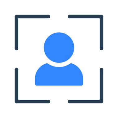 odak simge vektör çizim  