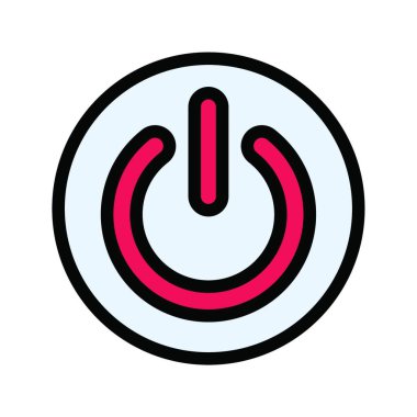 Kapat simgesi, vektör illüstrasyonu 