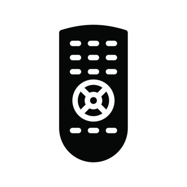 Uzak denetim web simgesi vektör illüstrasyonu