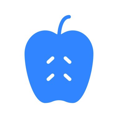 elma ikonu vektör illüstrasyonu