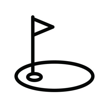 bayrak ikonu vektör illüstrasyonu